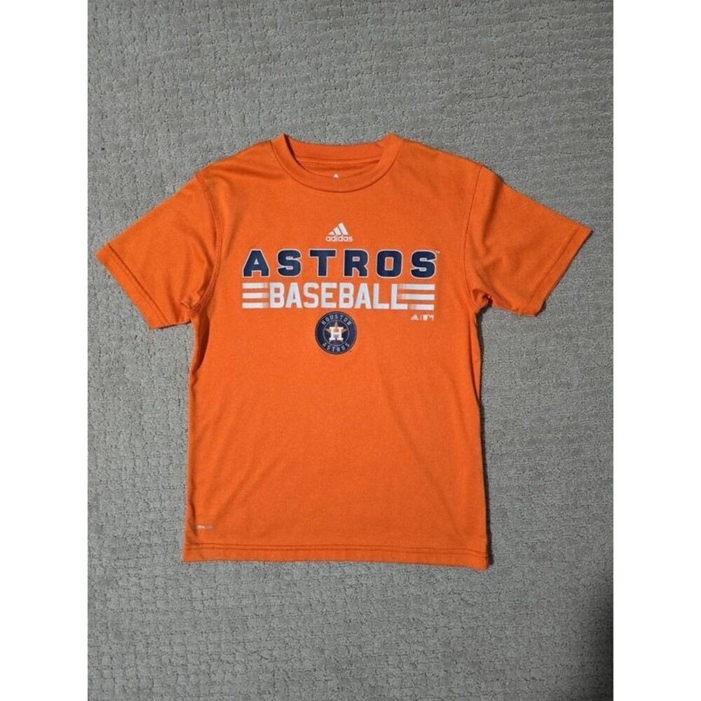 Adidas Houston Astros dri-fit shirt, Kids S(8)